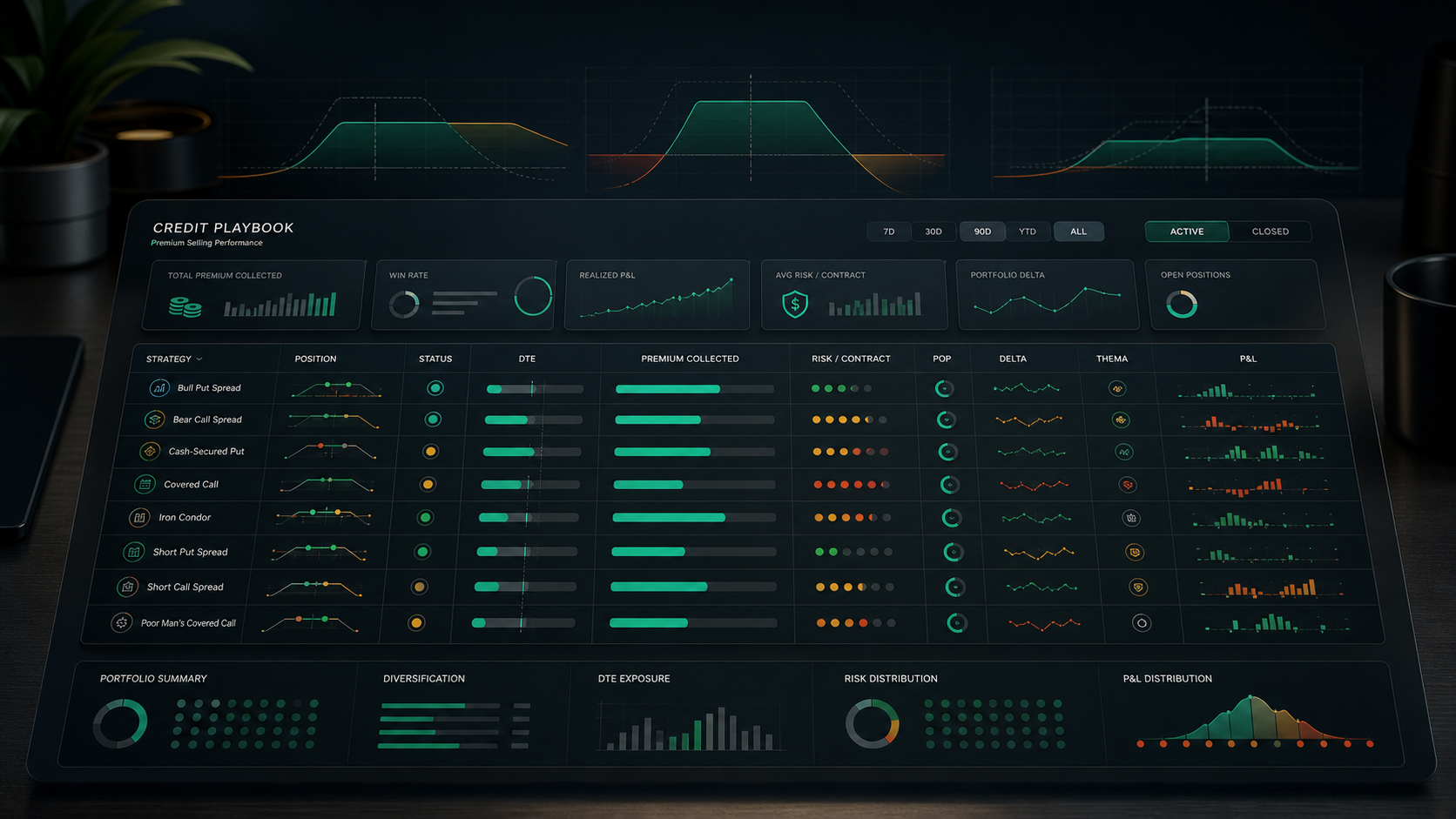 The Credit Playbook: Reviewing Premium-Selling Trades in GammaLedger